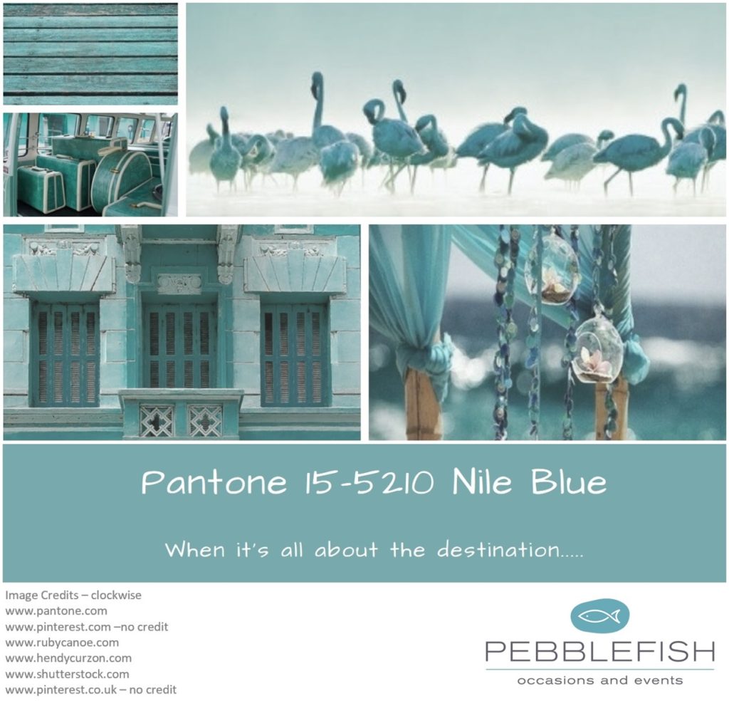 Colour Montags for Pantone colour Nile Blue